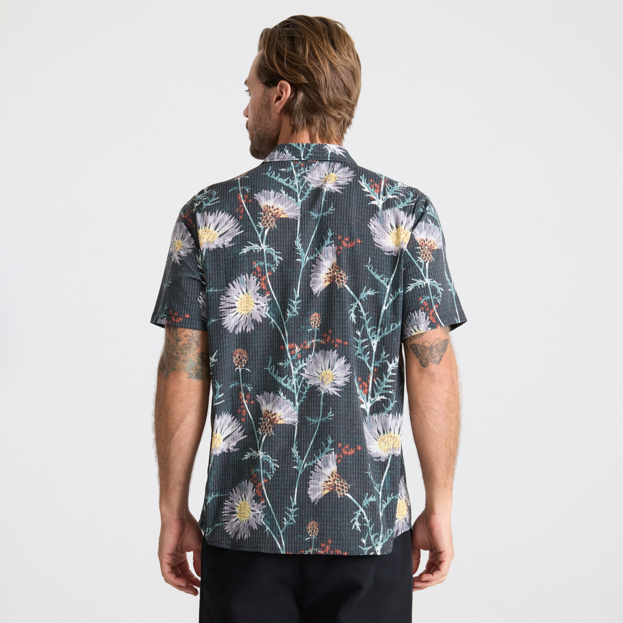 Bless Up Button Up Shirt in Onyx – Roark