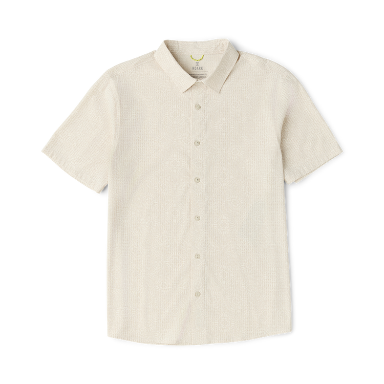 大人気 ROARK ロアーク シャツ BLESS UP COMFORT FIT Bless Up Breathable Stretch Shirt in Sand – Roark