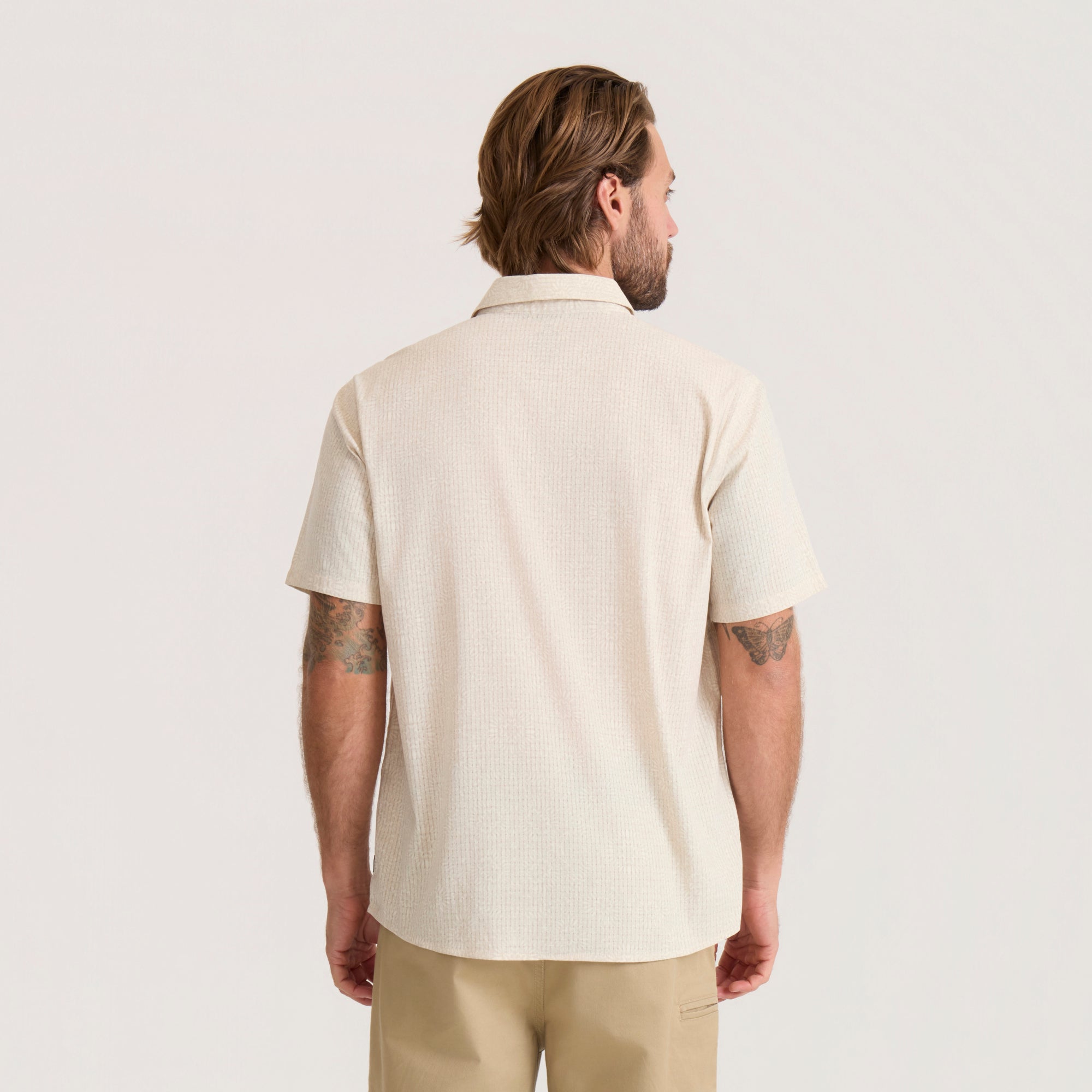 Bless Up Breathable Stretch Shirt in Sand – Roark