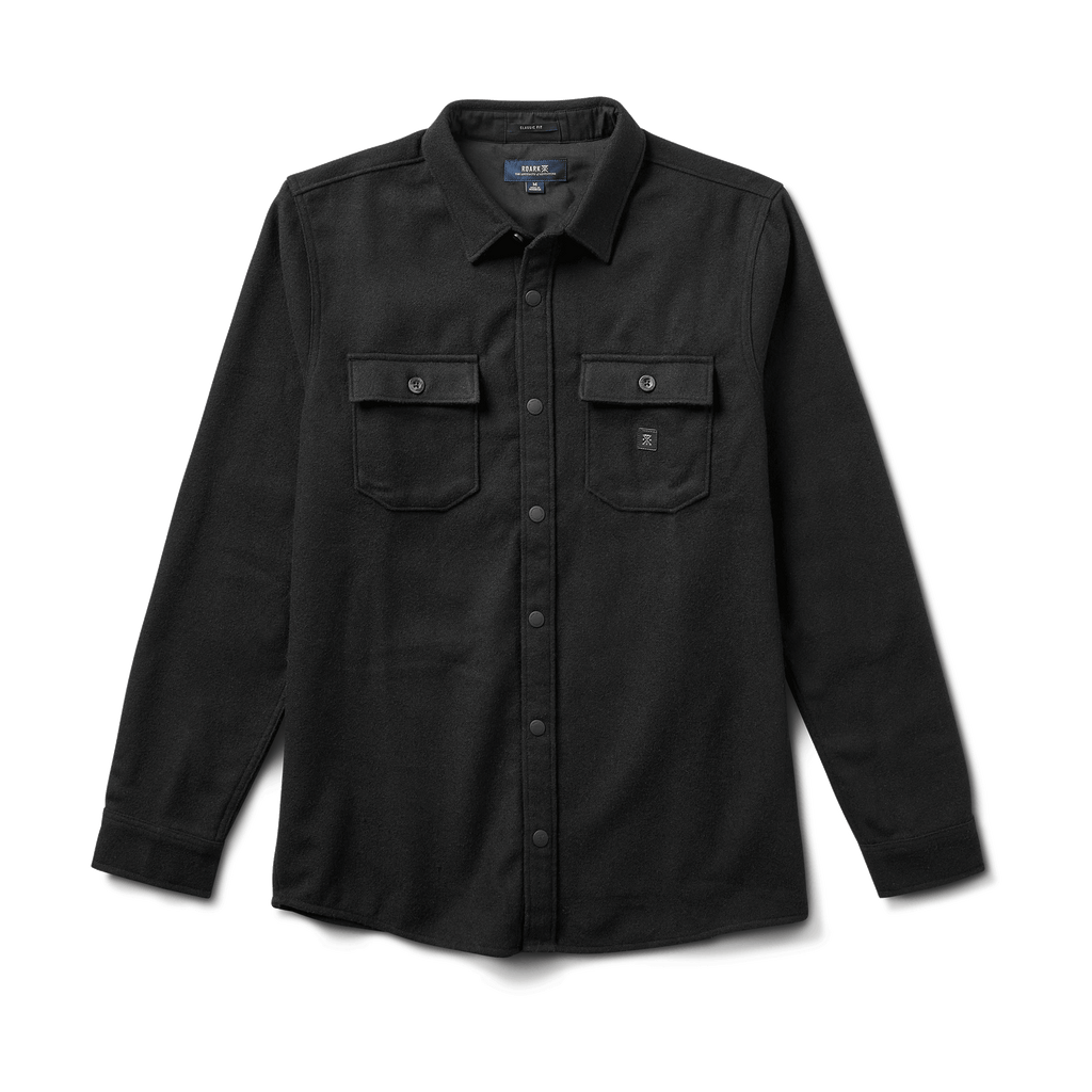 Nordsman Long Sleeve Flannel - Black Big Image - 1
