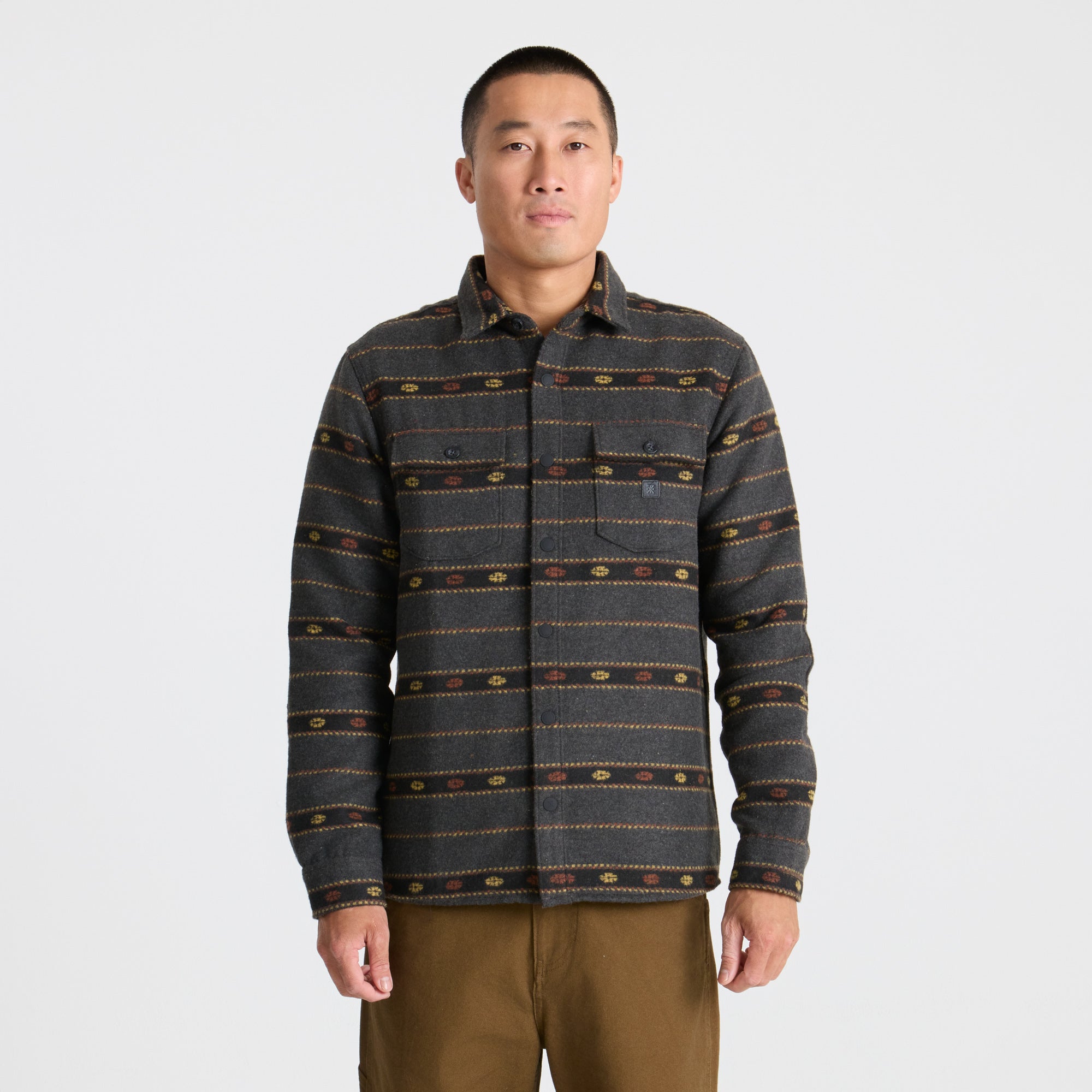 Nordsman Long Sleeve Flannel in Onyx – Roark