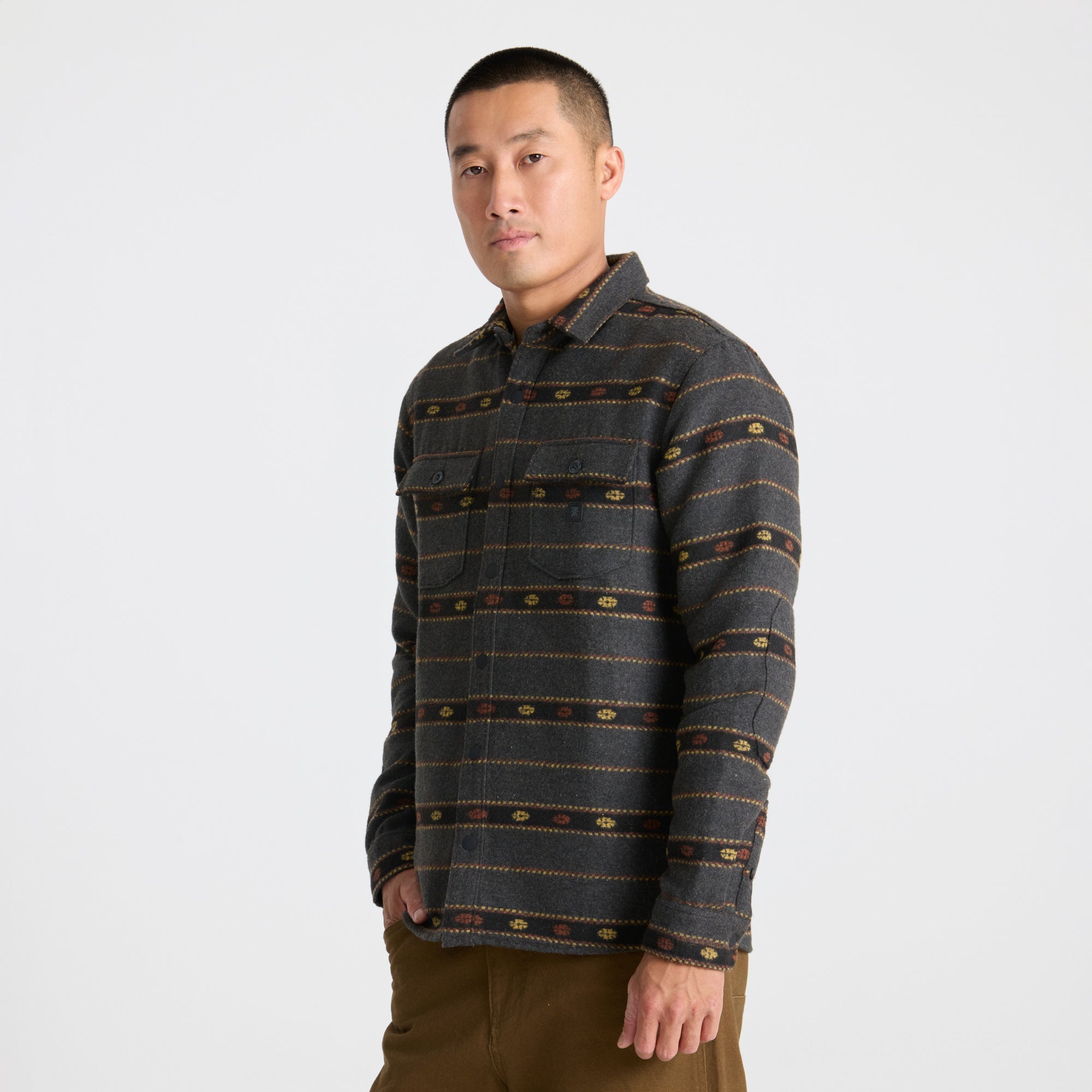 Nordsman Long Sleeve Flannel in Onyx – Roark