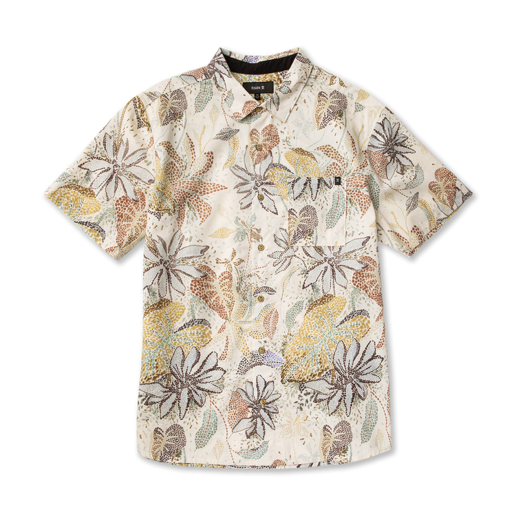 Journey Short Sleeve Button Up Shirt in Ivory – Roark