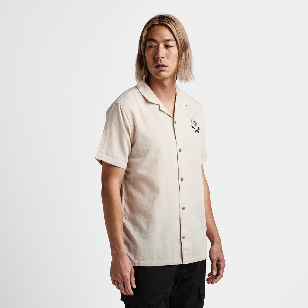 Gonzo Camp Collar Shirt - Island Time Dark Military