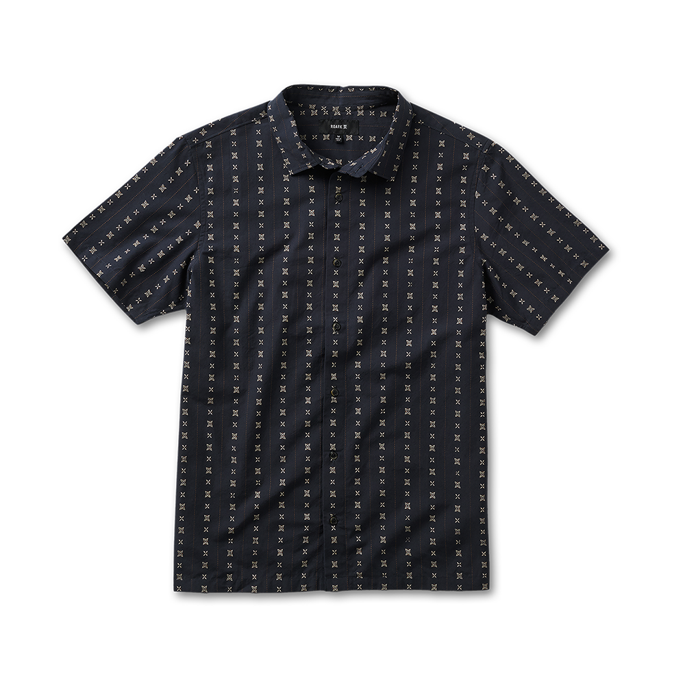 Gonzo Short Sleeve Button Up Shirt in Dark Navy – Roark