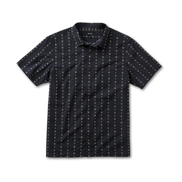 Gonzo Short Sleeve Button Up Shirt in Dark Navy – Roark