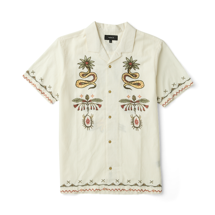 Gonzo Short Sleeve Button Up Shirt in Unbleached – Roark