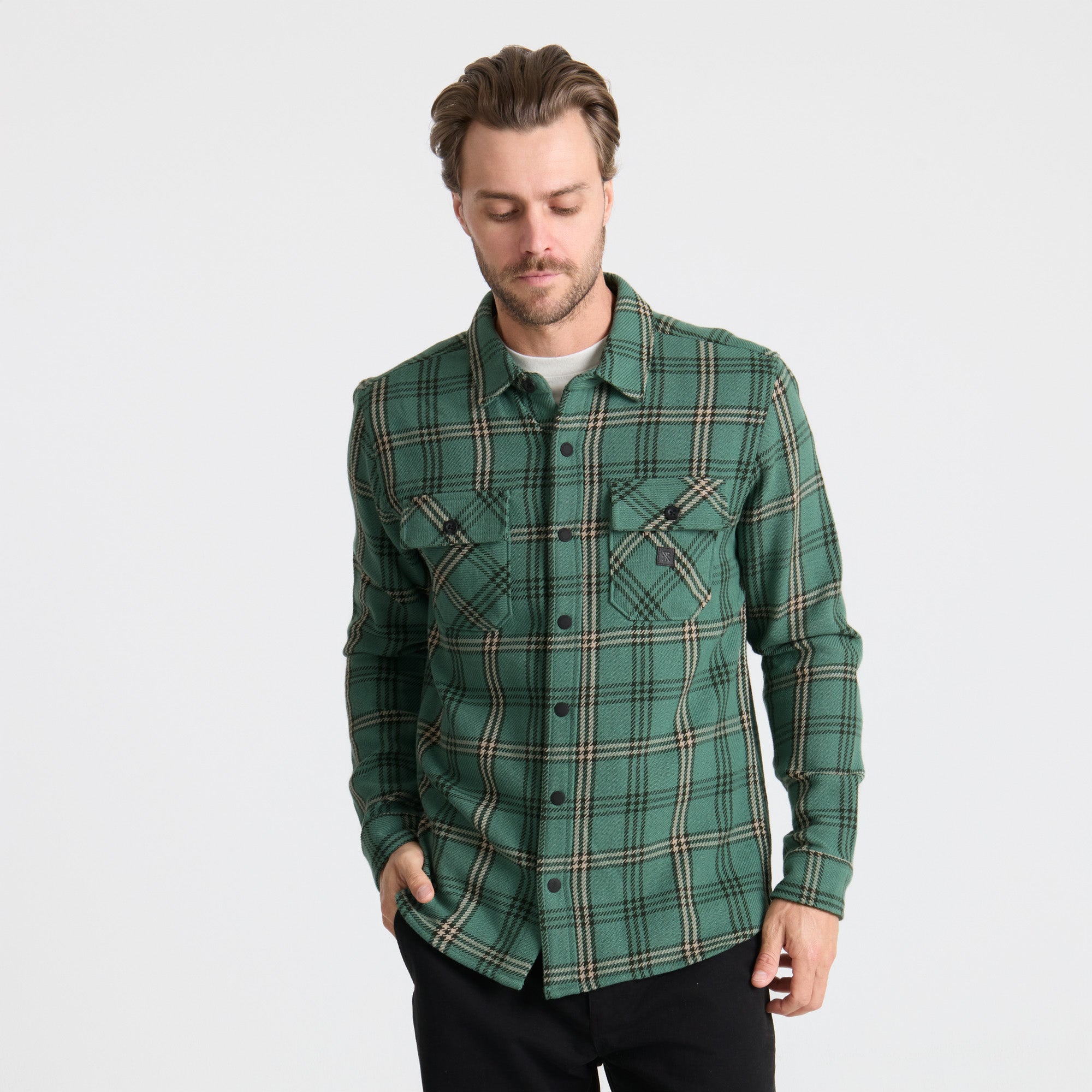 ROARK NORDSMAN COTTON ネルシャツ新品未使用 Nordsman Cotton Flannel in Slate Green – Roark