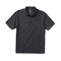 Bless Up Breathable Stretch Polo Shirt in Black – Roark