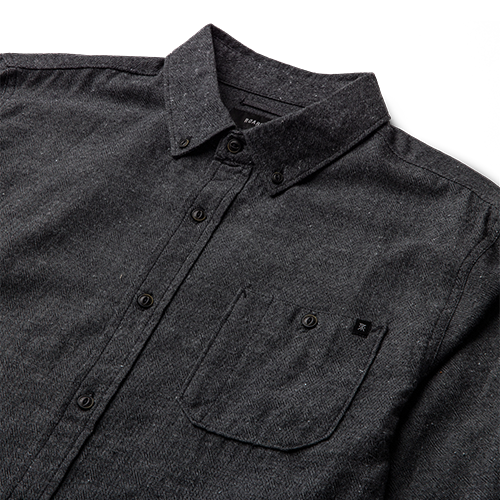 Scholar Chambray Button Up Shirt in Black – Roark