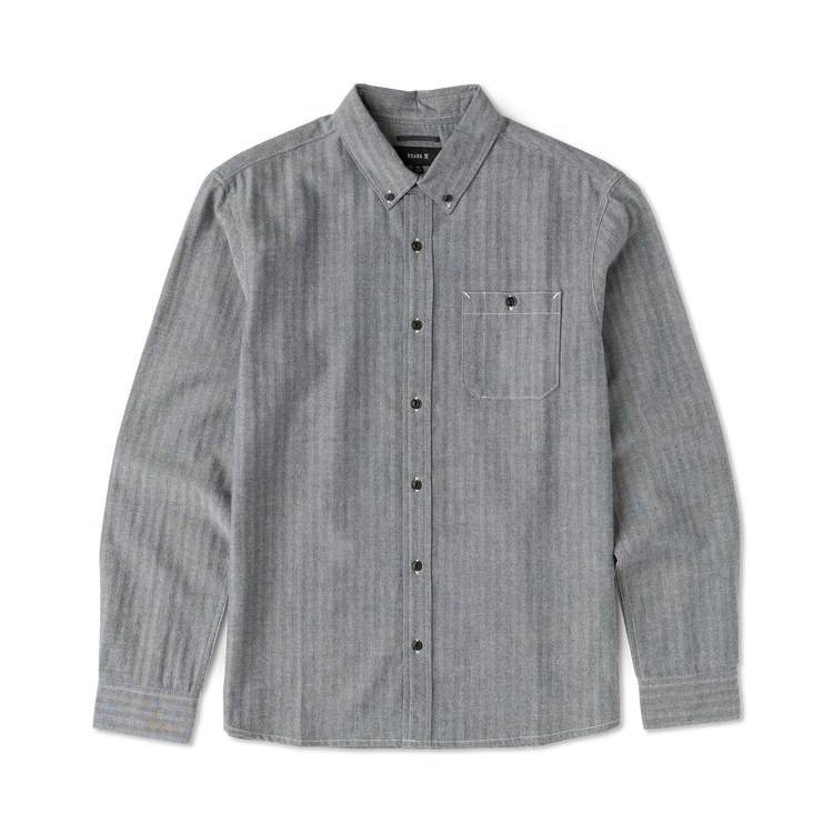 Scholar Chambray Button Up Shirt in Indigo – Roark