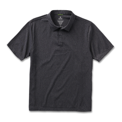 Bless Up Breathable Stretch Polo Shirt in Black – Roark