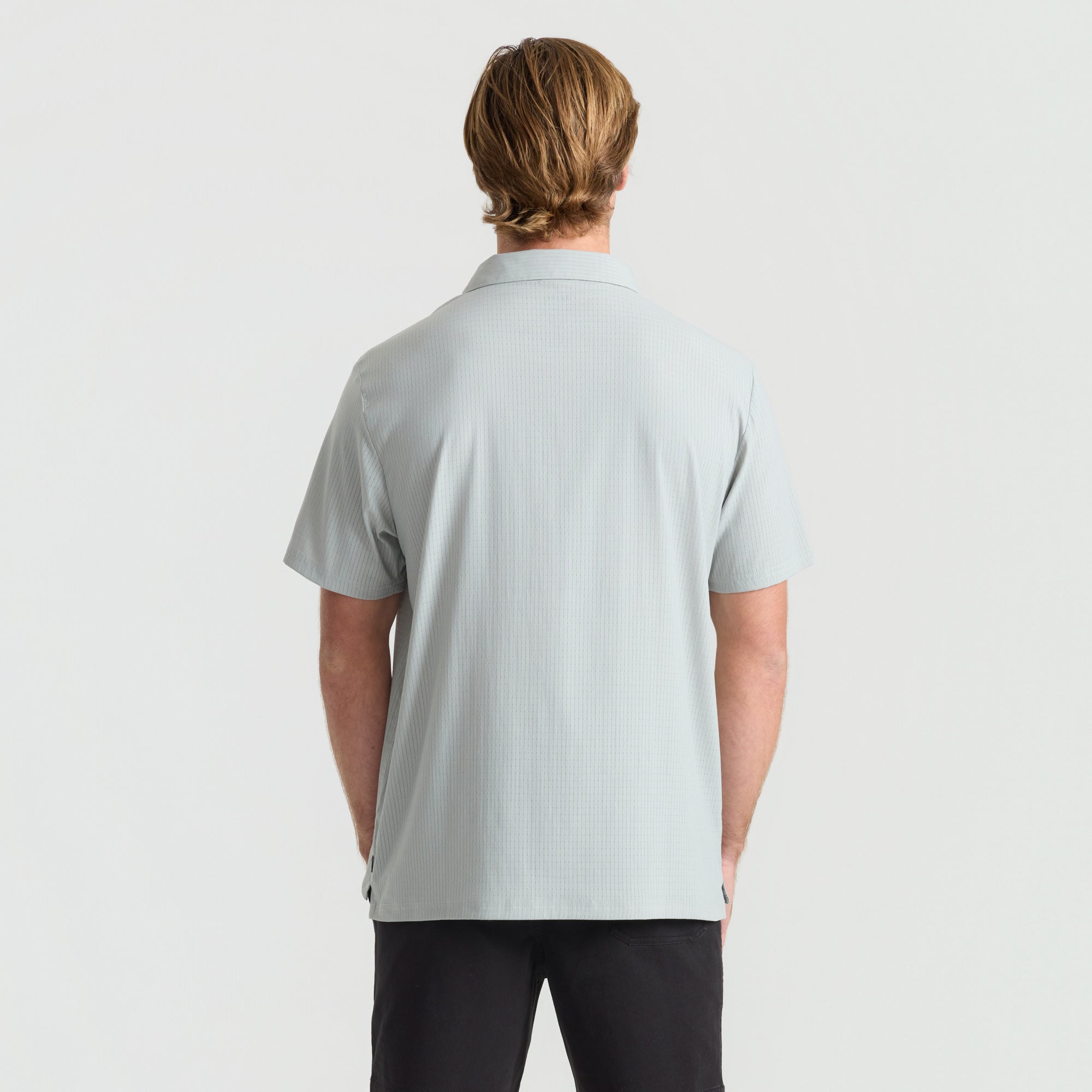 Bless Up Breathable Stretch Polo Shirt in Grey – Roark