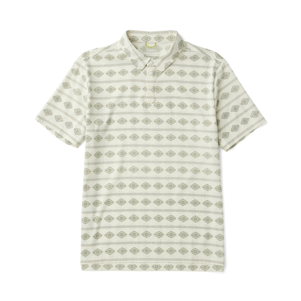 Bless Up Breathable Stretch Polo Shirt in Unbleached – Roark