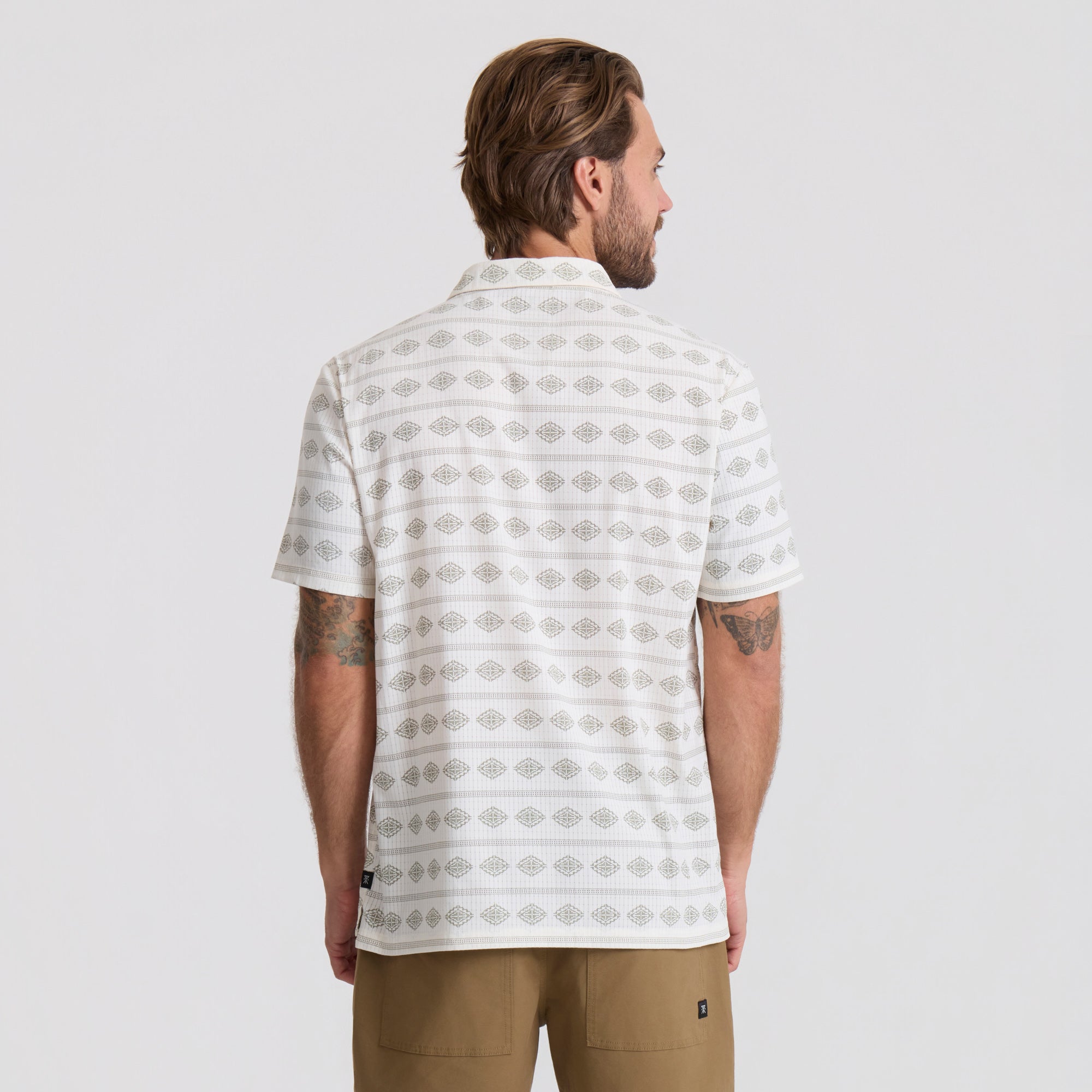 Bless Up Breathable Stretch Polo Shirt in Unbleached – Roark