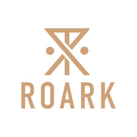 Roark women's logo, vertical. Shop the official Roark store now.