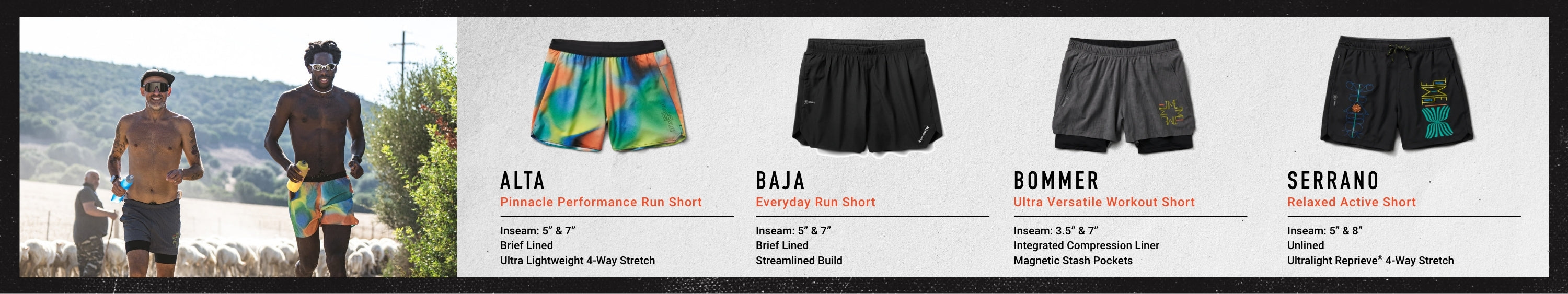 Run Amok Shorts Roark