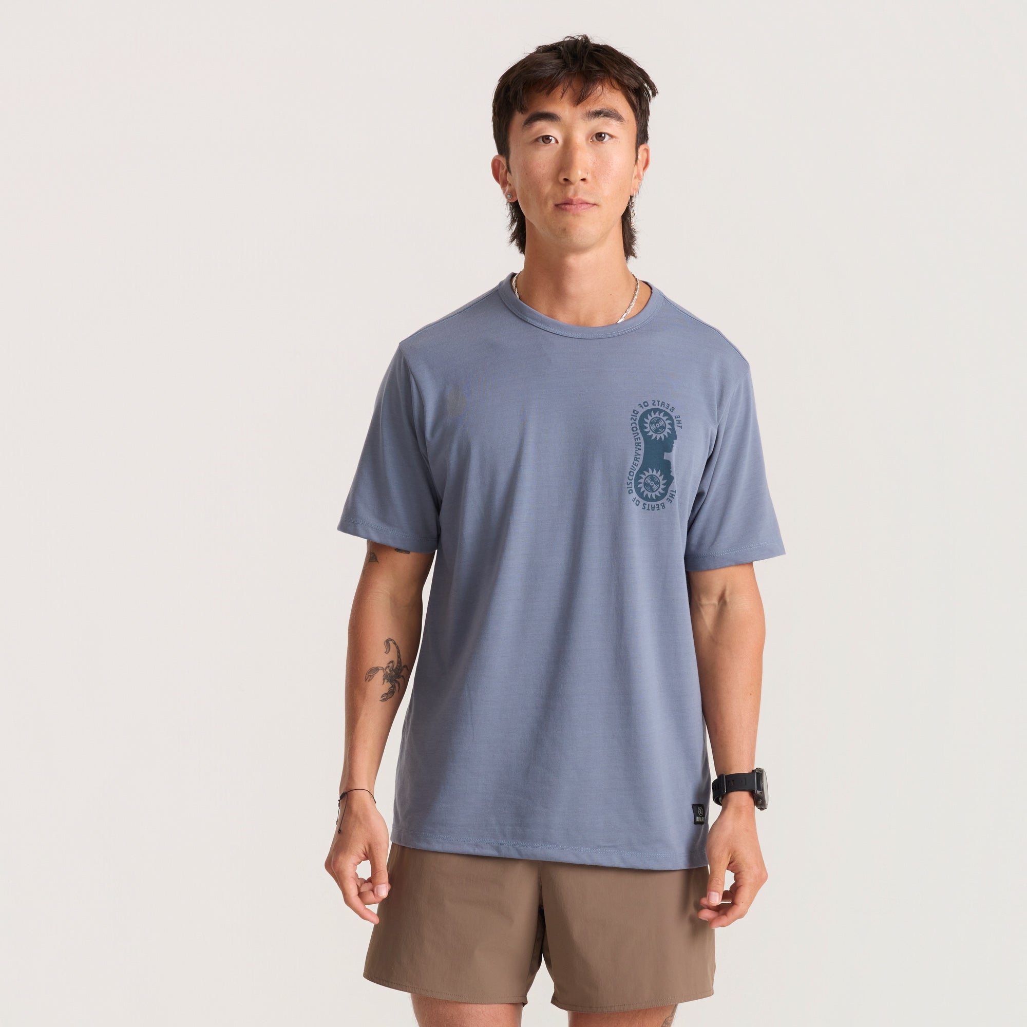 Mathis Active Short Sleeve Tee in Neptune – Roark