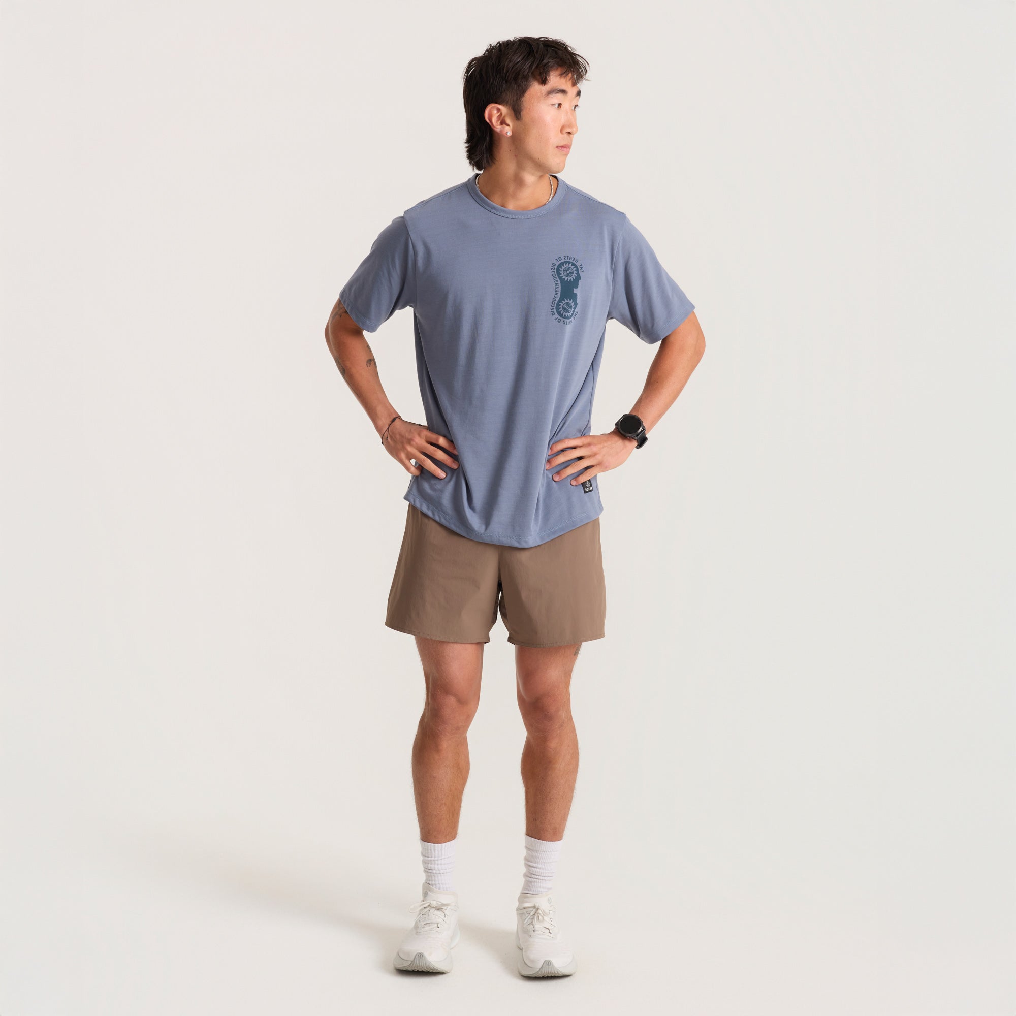 Mathis Active Short Sleeve Tee in Neptune – Roark