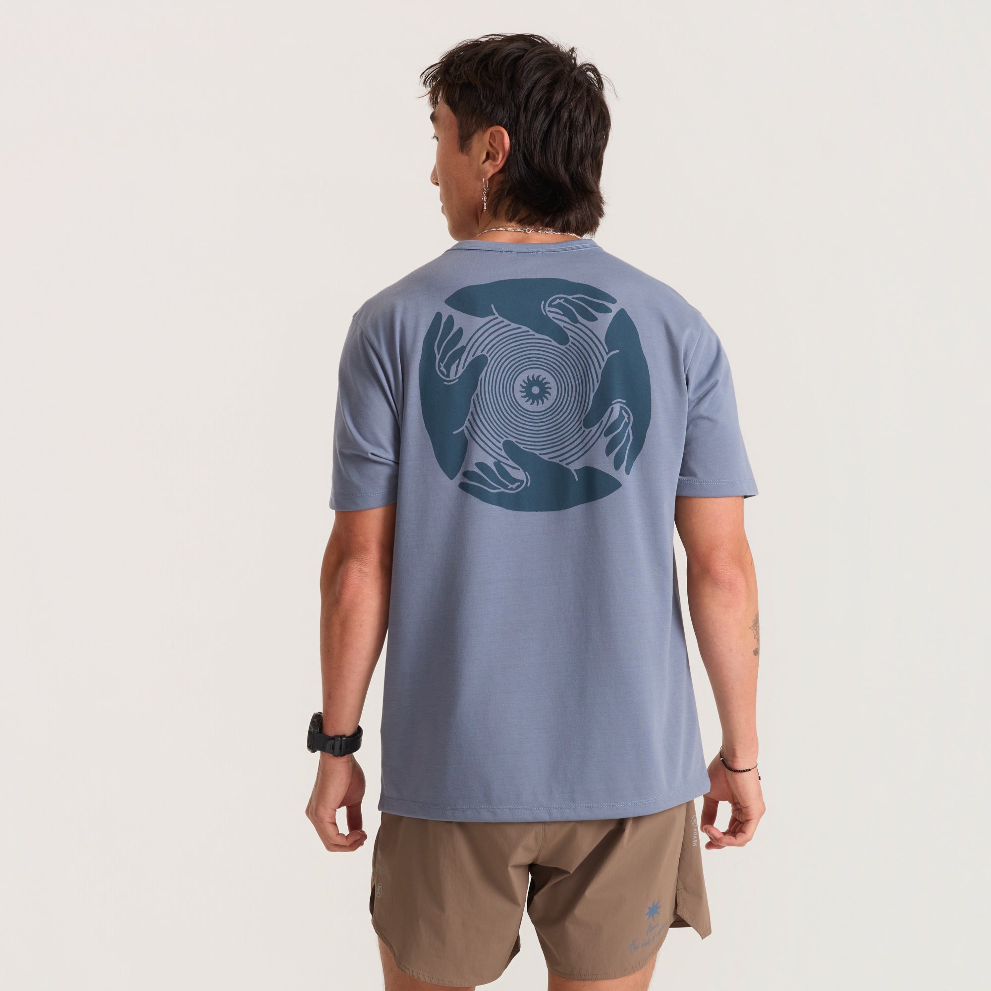 Mathis Active Short Sleeve Tee in Neptune – Roark