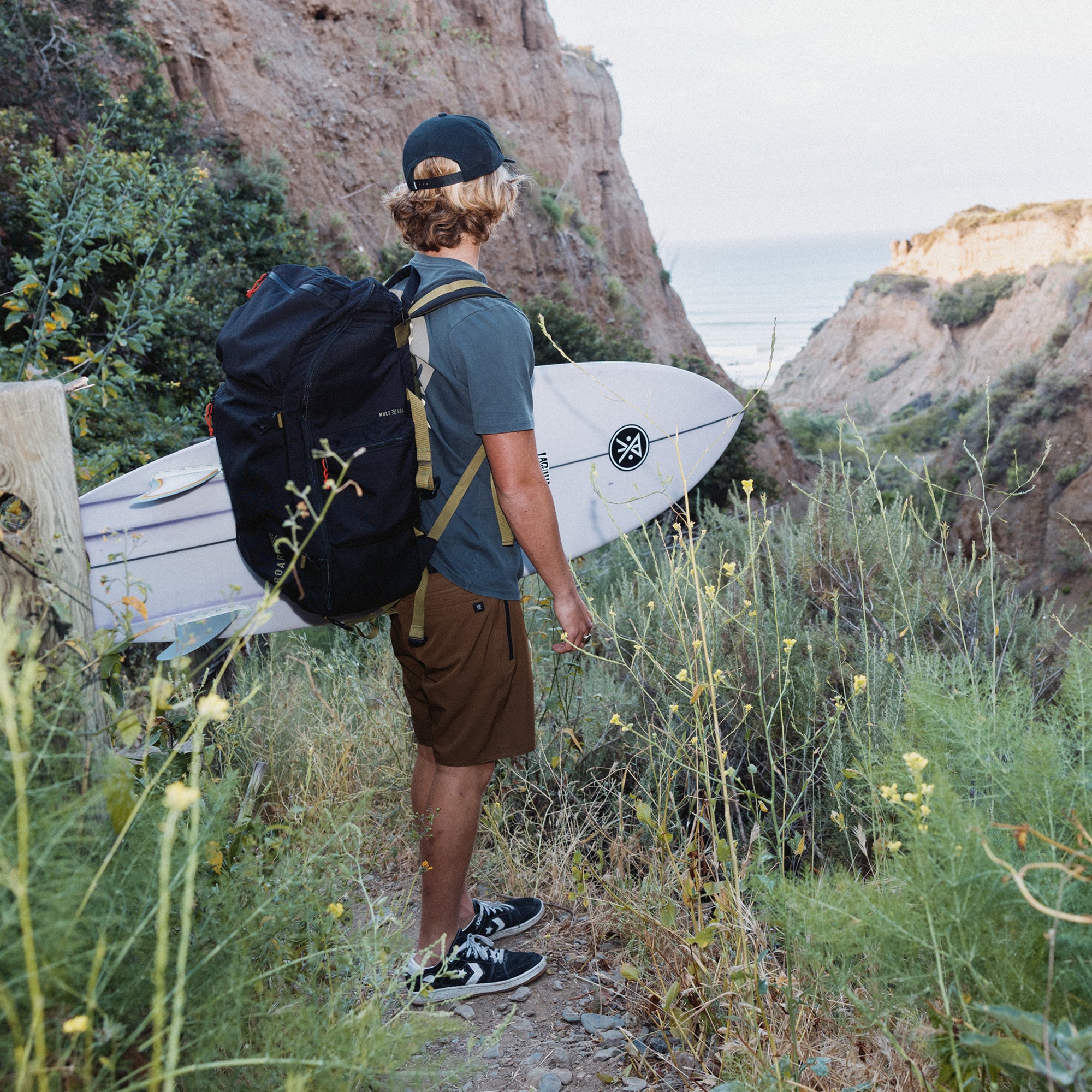 Travel-ready backpack and adventure gear displayed in an outdoor setting, emphasizing a lifestyle of exploration and holiday adventure.