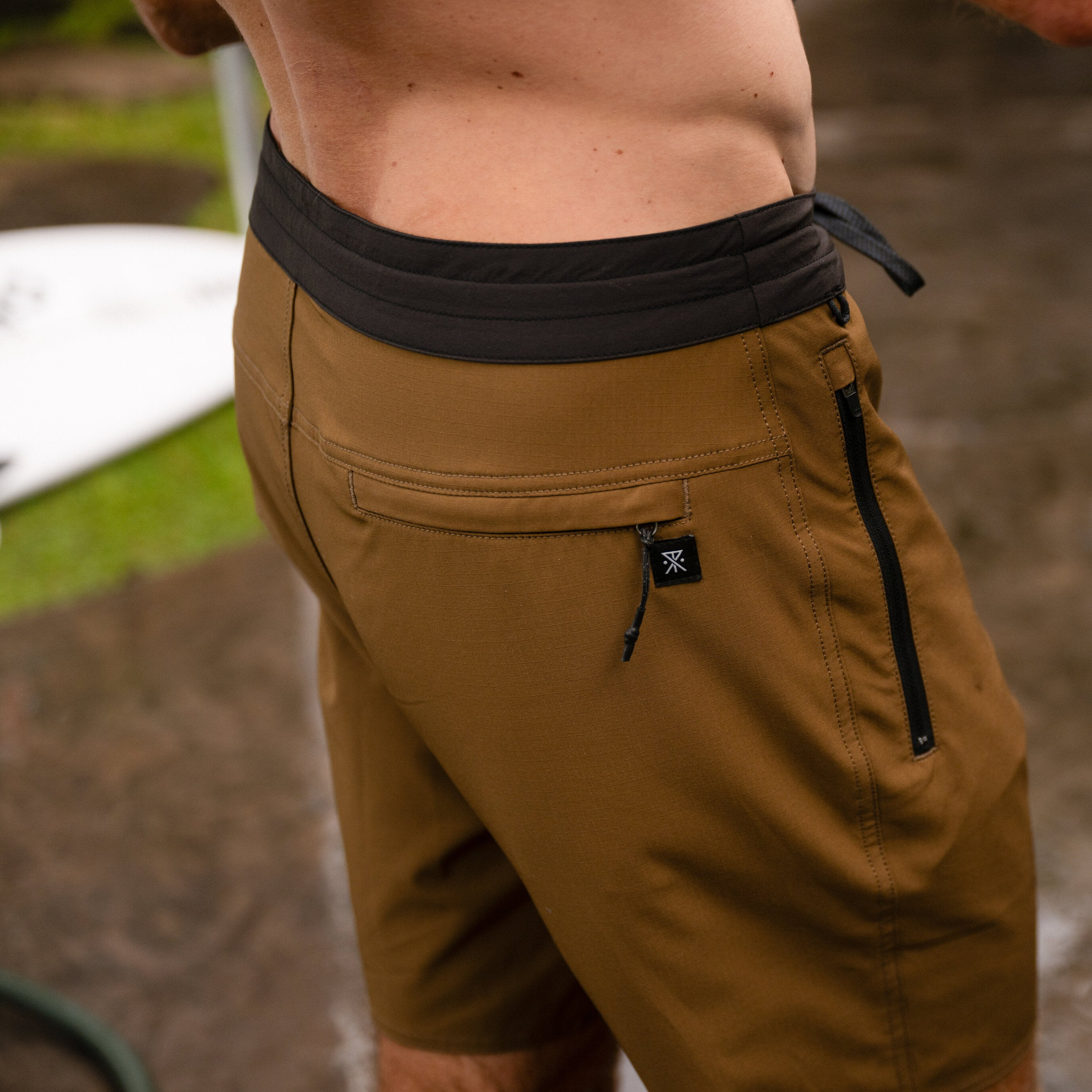 Pantaloncini Roark Layover 2.0 - Uomo - Cucitura Esterna 48 Cm - Tasca Posteriore Con Bottone - Pannello In Rete Ventilata
