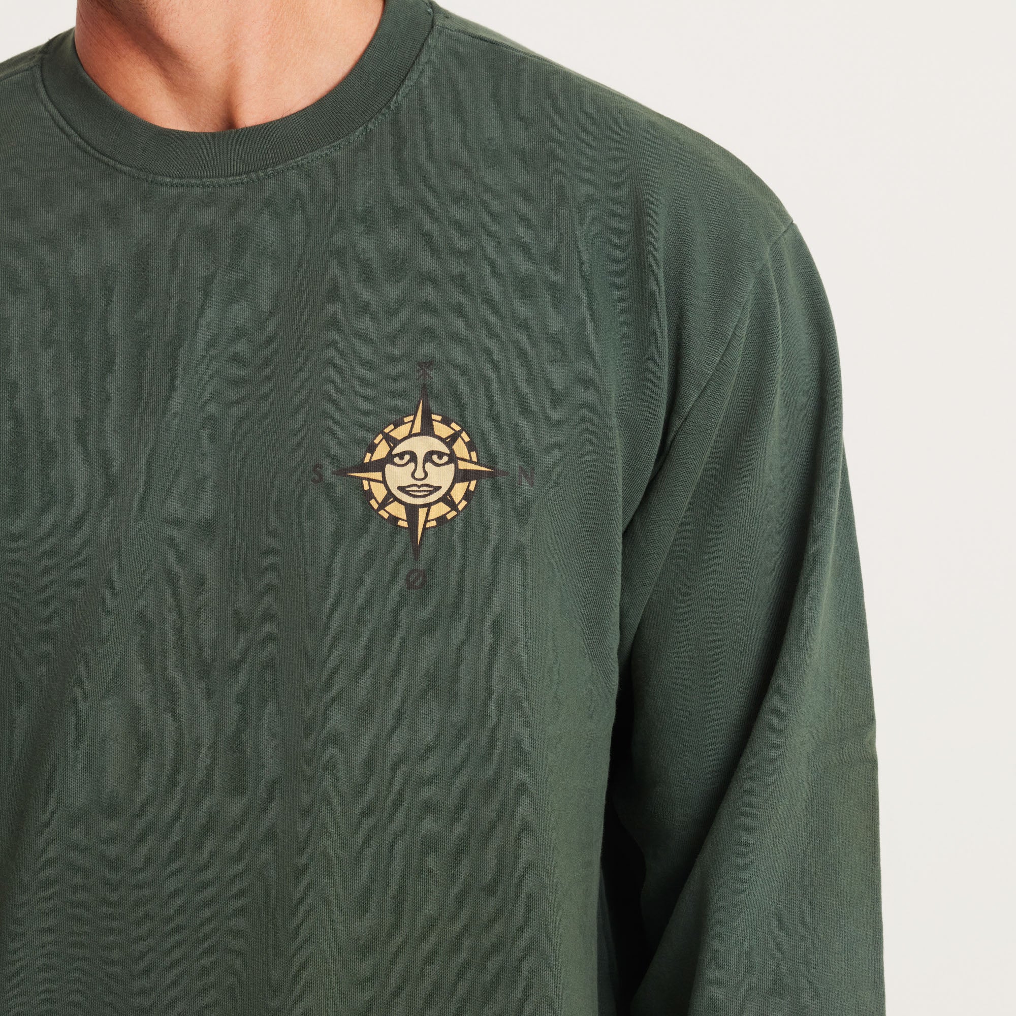 Wayward Crew Sweatshirt - Tundra | Roark
