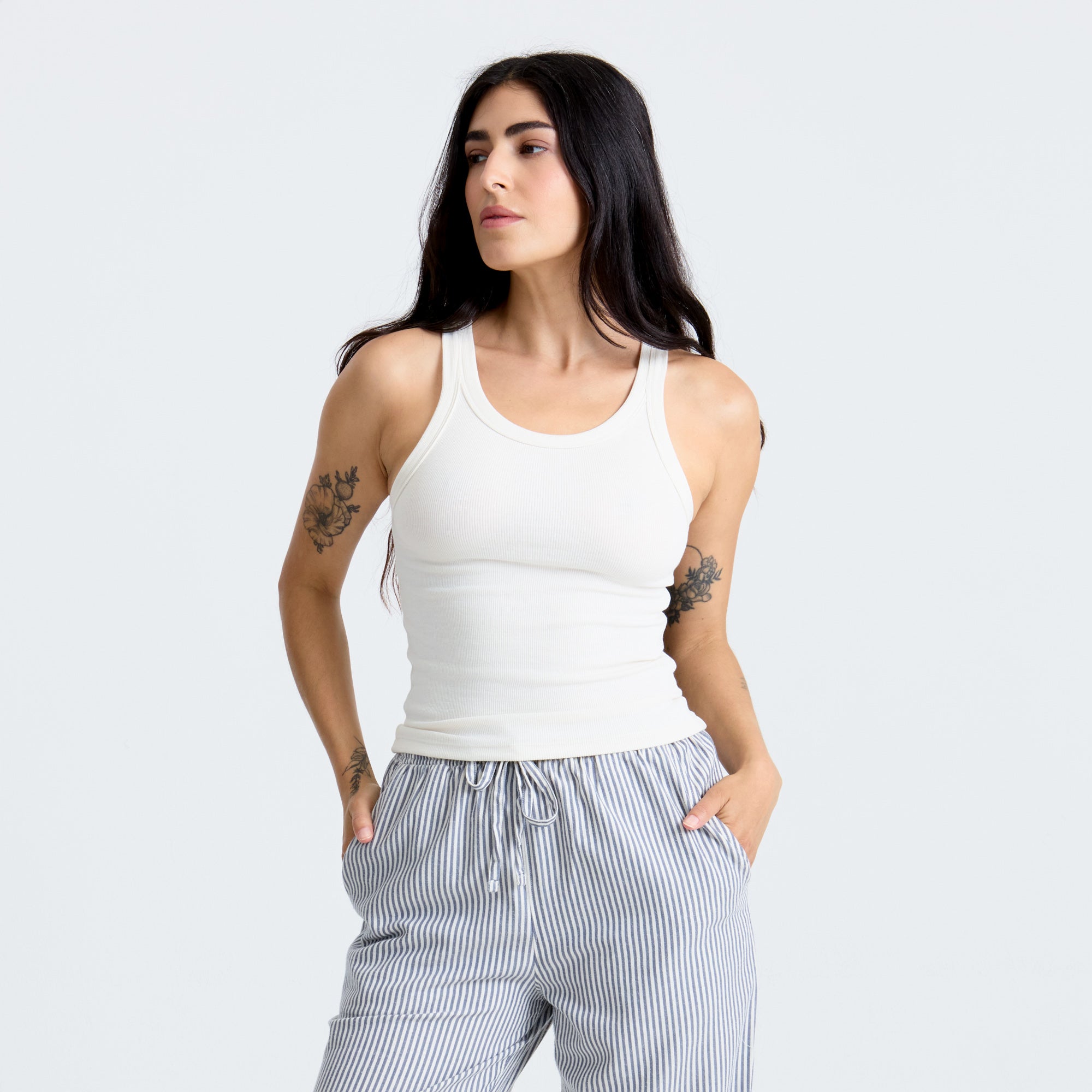 Wind Worn Tank Top in Bone – Roark