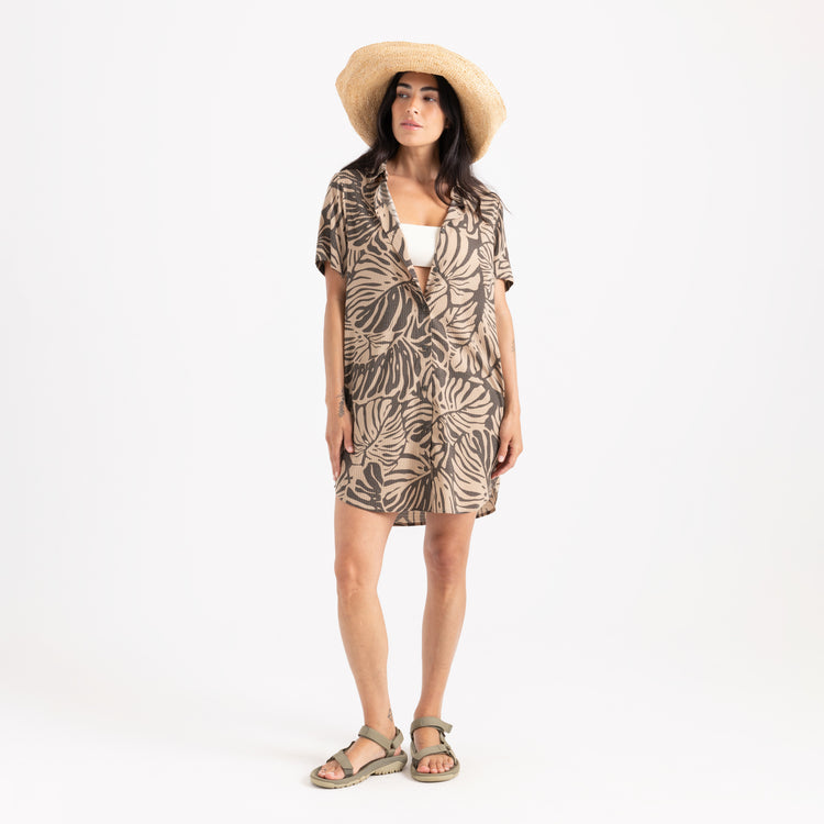Bless Up Dress in Khaki