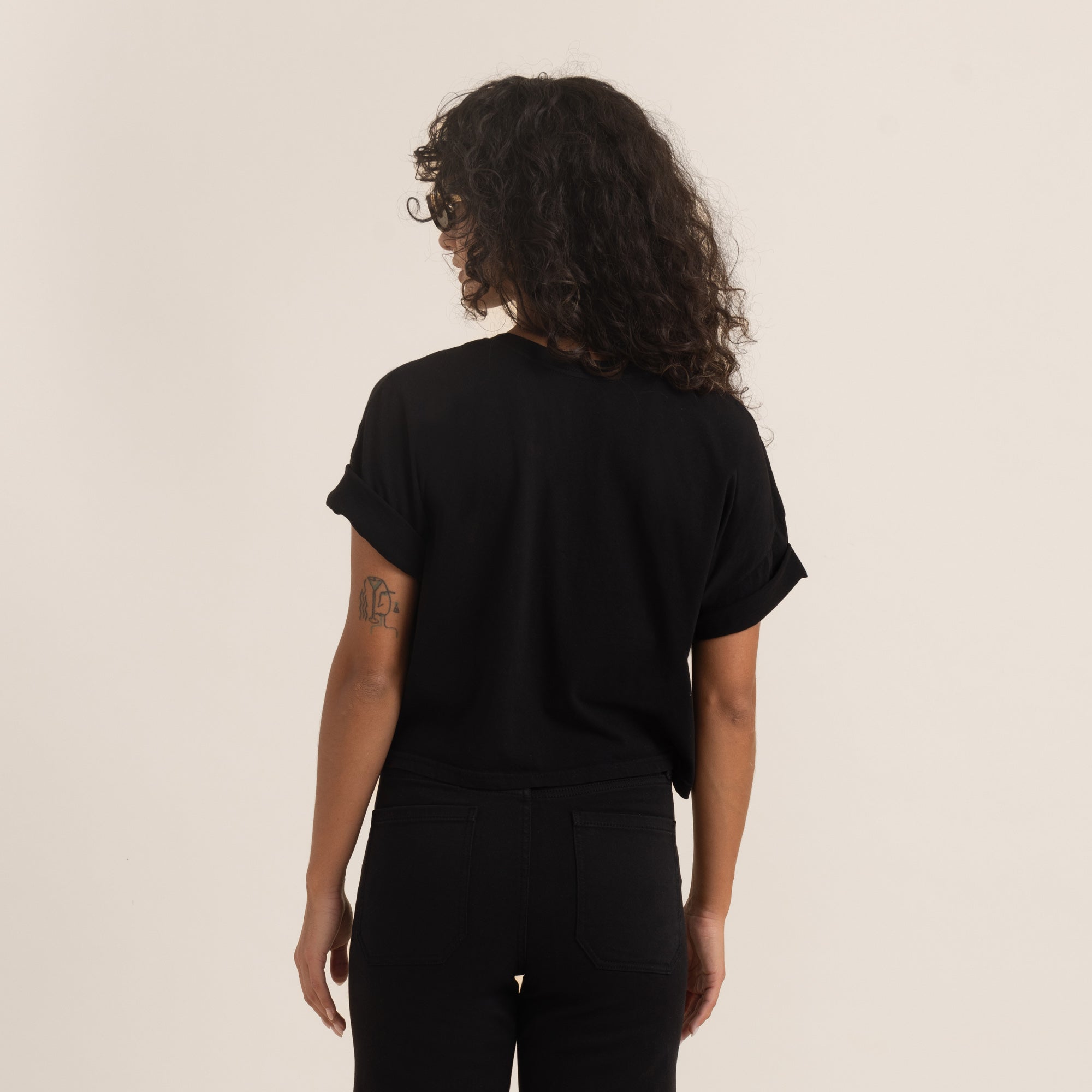 Ciao Bandito Cropped Boxy Premium Tee - Black – Roark