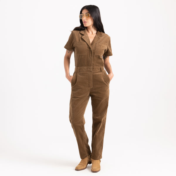 Layover Cord Jumpsuit in Otter – Roark