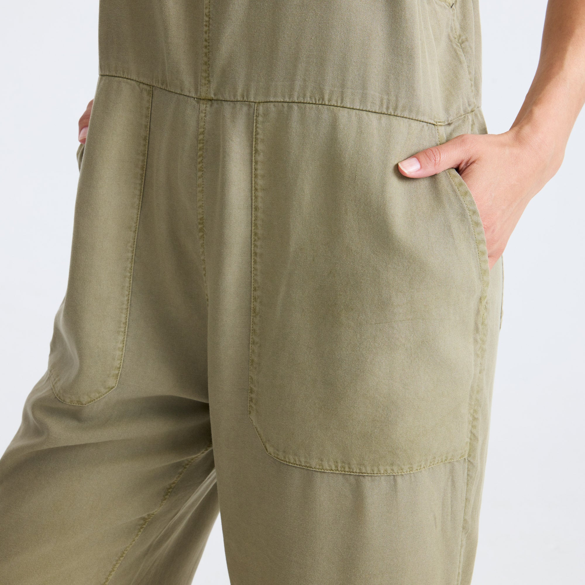 Costa Jumpsuit in Dusty Olive – Roark