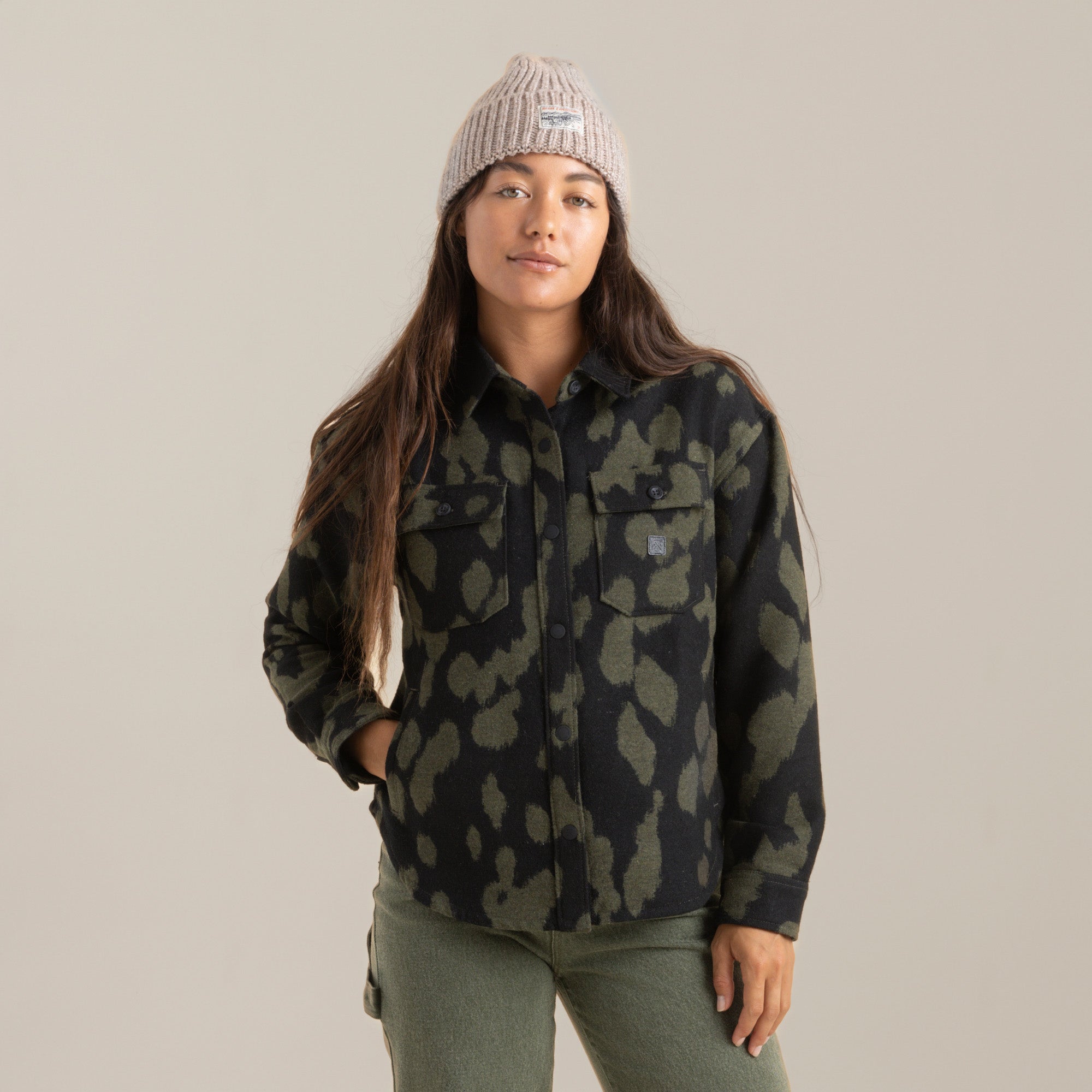 Amberley Flannel - Military Leo | Roark