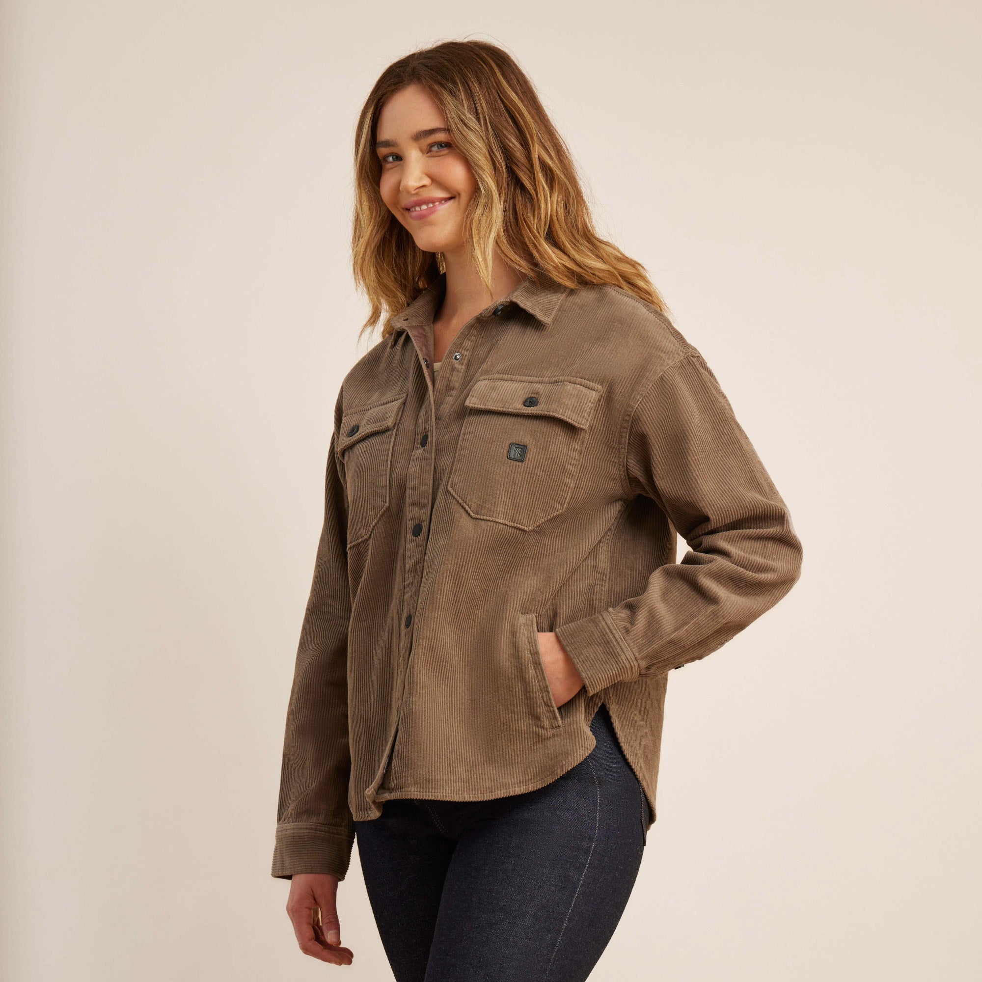 Cara Hemp Corduroy Jacket in Cream – Cloth-es