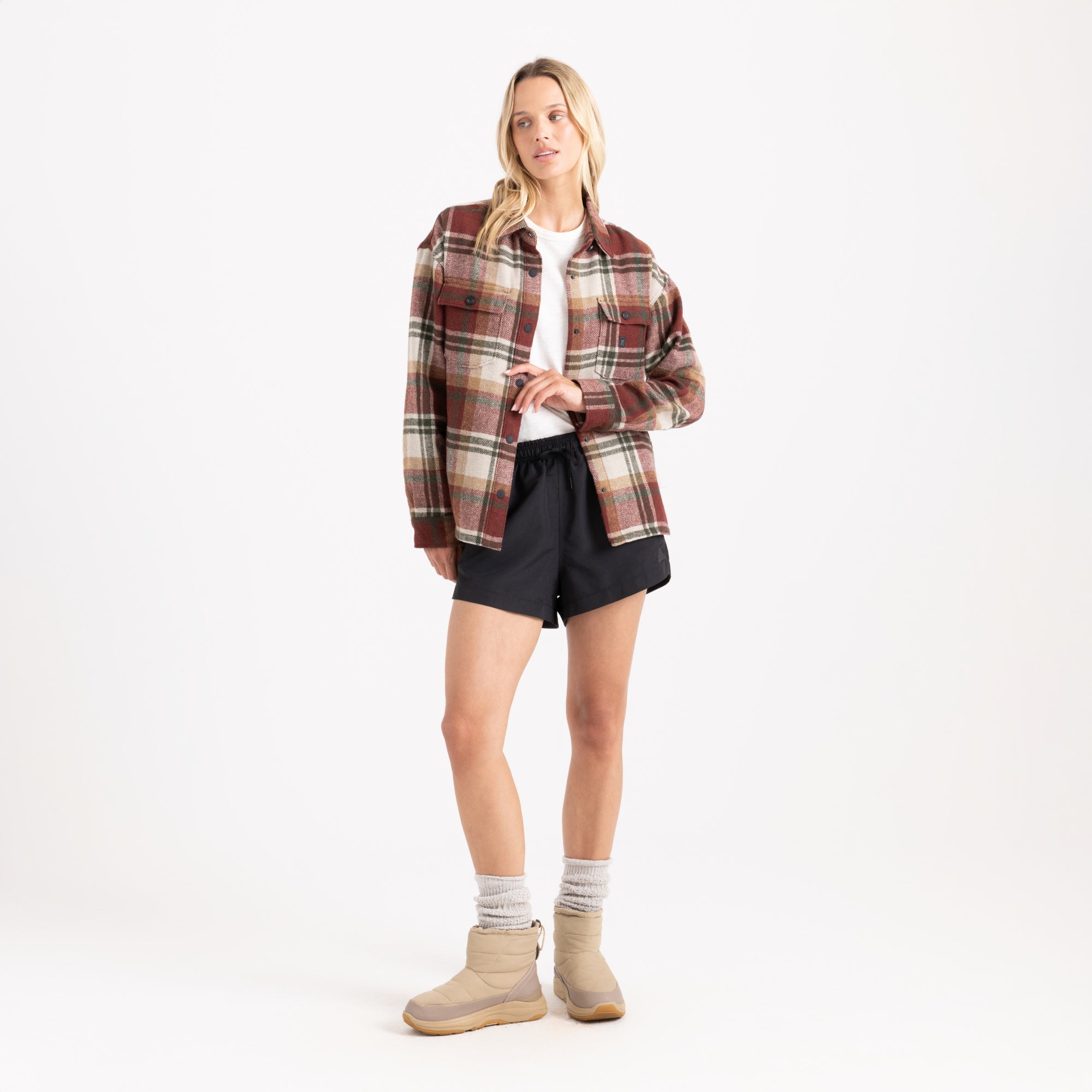 Amberley Flannel in Sangria – Roark