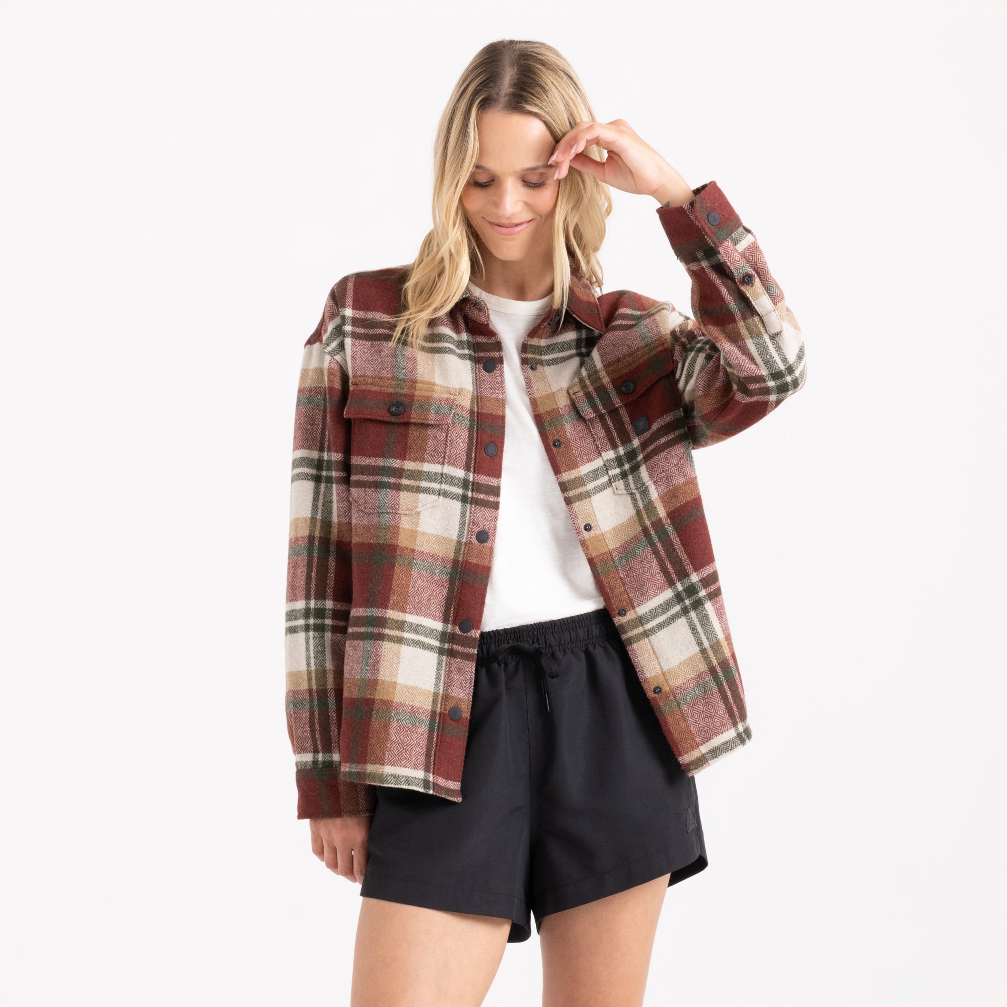 Amberley Flannel in Sangria – Roark