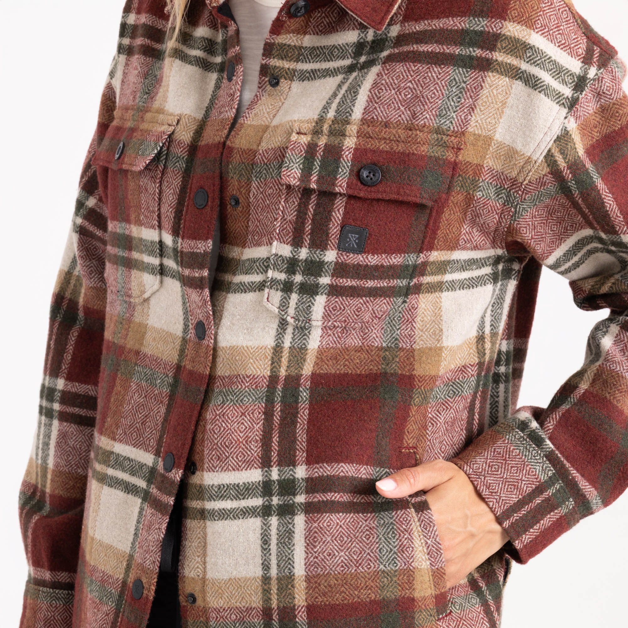 Amberley Flannel in Sangria – Roark