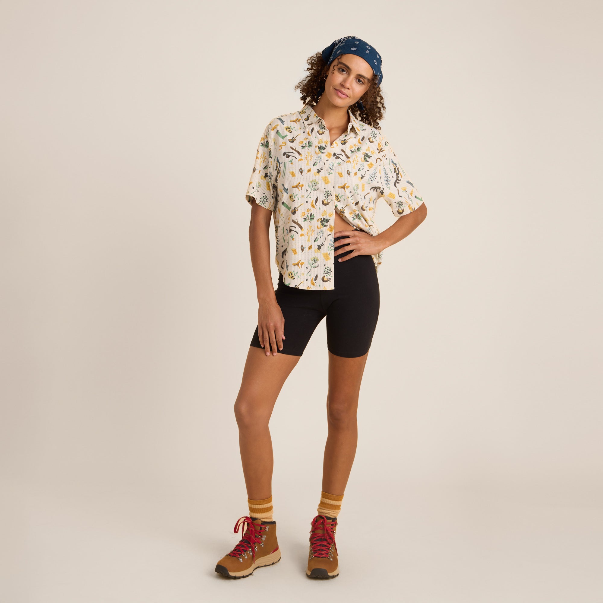 Bless Up Breathable Stretch Shirt - Moon | Roark