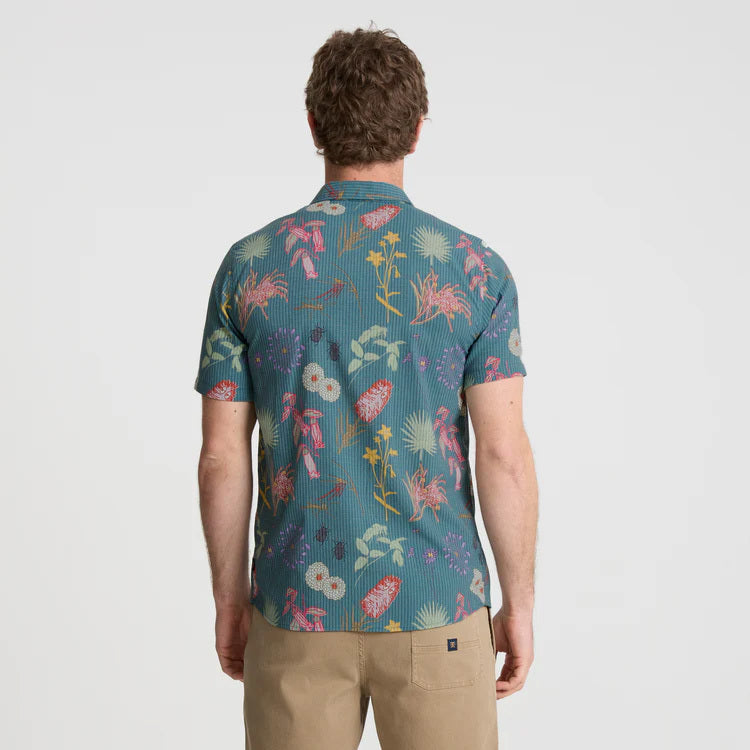 Bless Up Breathable Stretch Shirt in Deep Sea – Roark