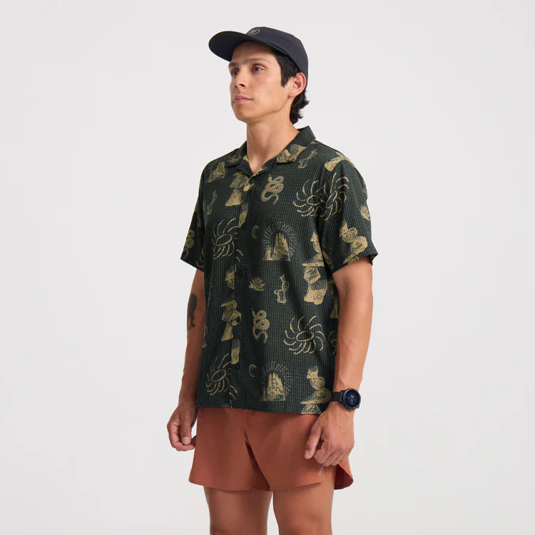 Bless Up Trail Button Up Shirt in Onyx – Roark
