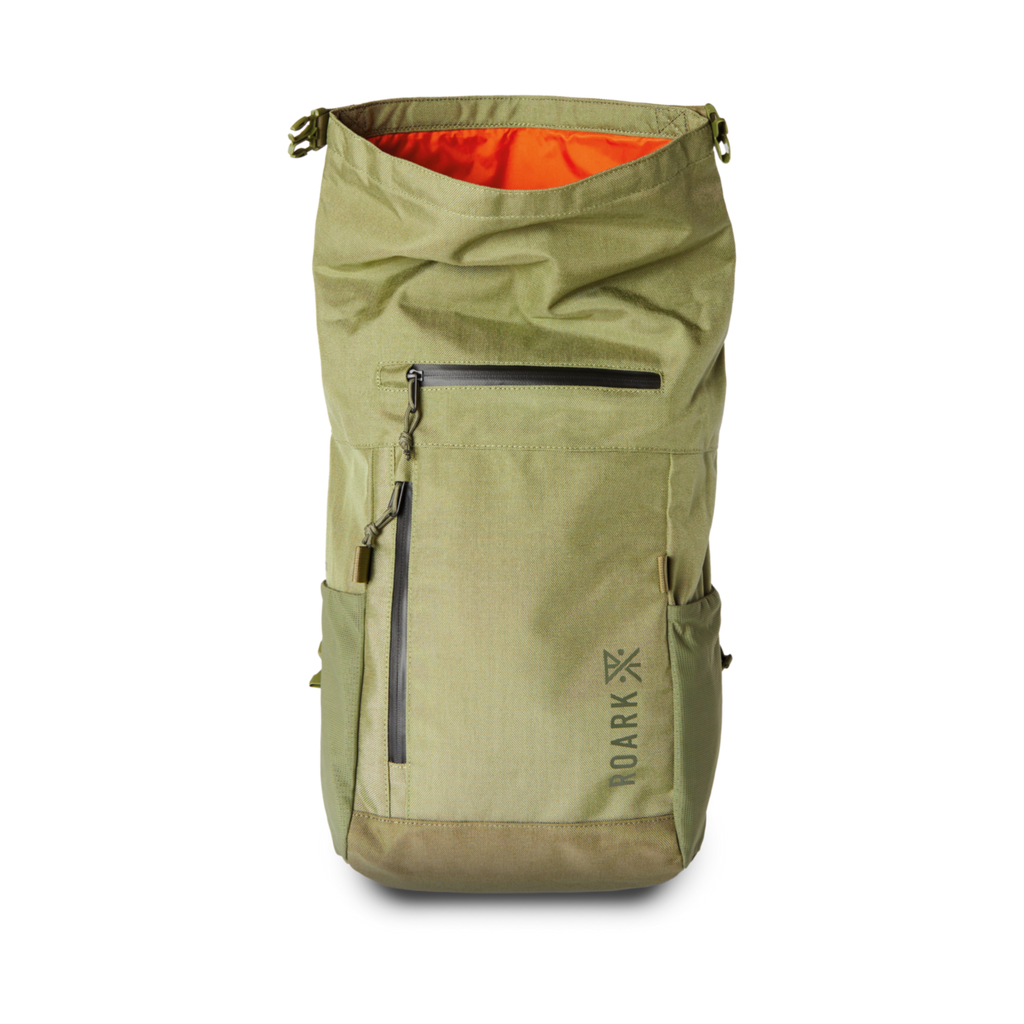 The front of Roark's Passenger 27L 2.0 Bag in Light Army Big Image - 5