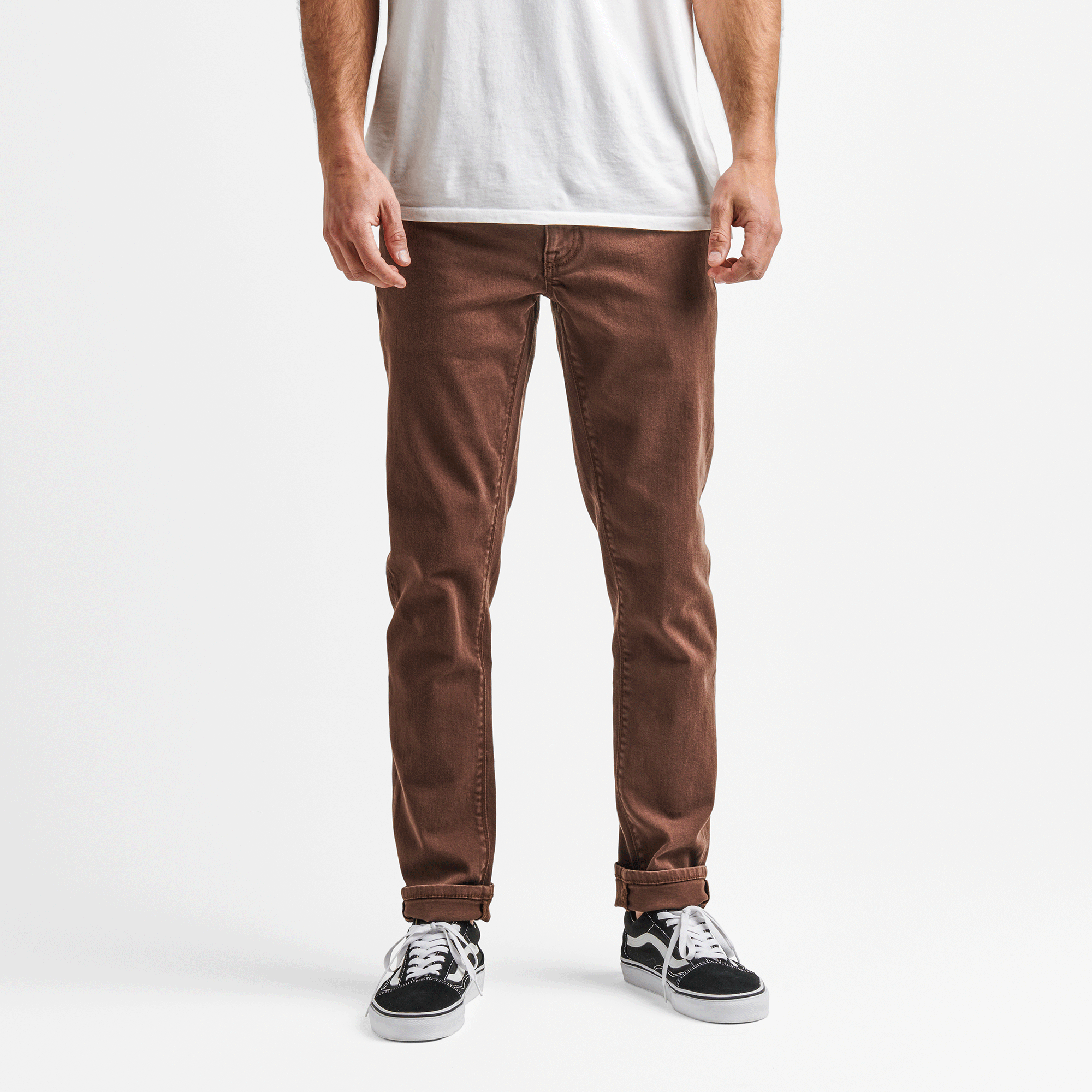 Pants: 90s -Levis 501 White Cone Denim- Mens as-new rosewood brown cotton  denim levis 501 straight leg denim jeans pants with button fly closure.  Five pocket style - front scoop pockets with