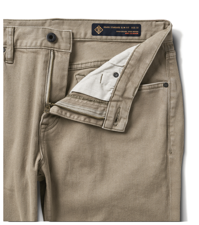 HWY 133 Slim Fit Broken Twill Jeans - Desert Khaki | Roark