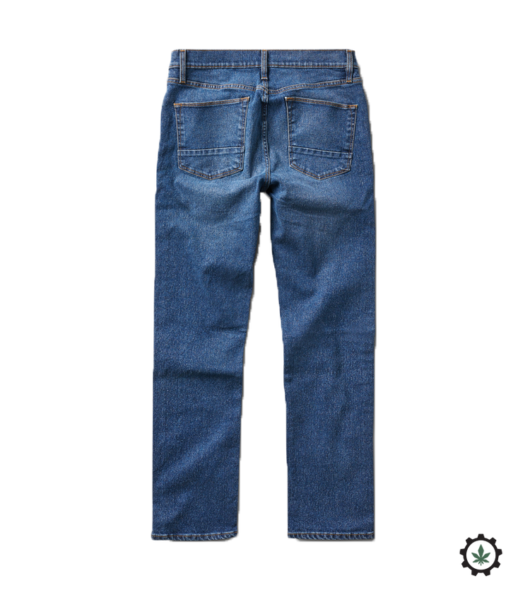 HWY 133 Slim Fit Broken Twill Jeans - Black 2 – Roark