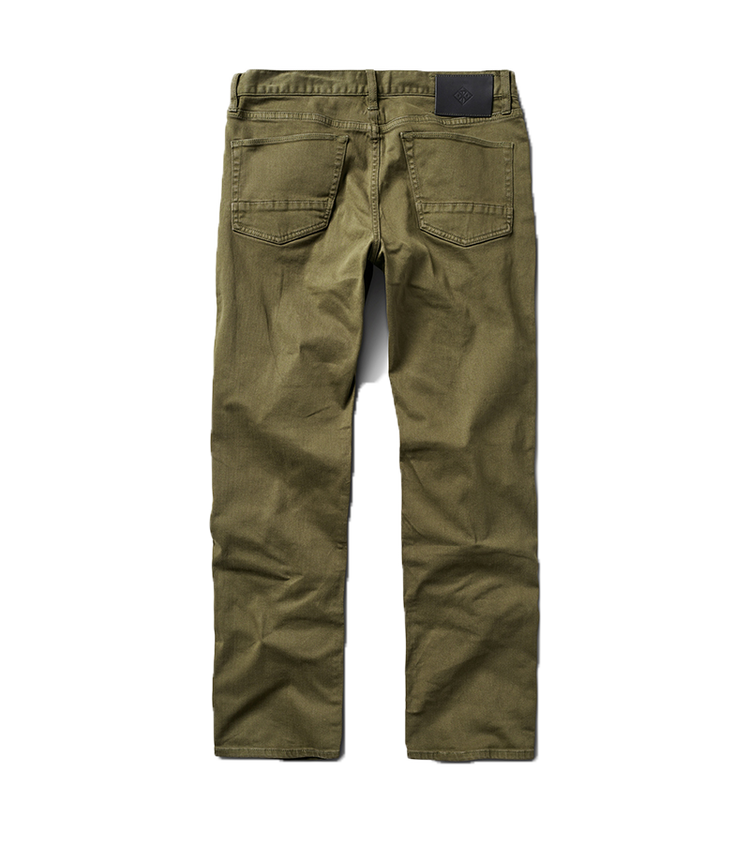 HWY 128 Straight Fit Broken Twill Jeans - Military 2 – Roark