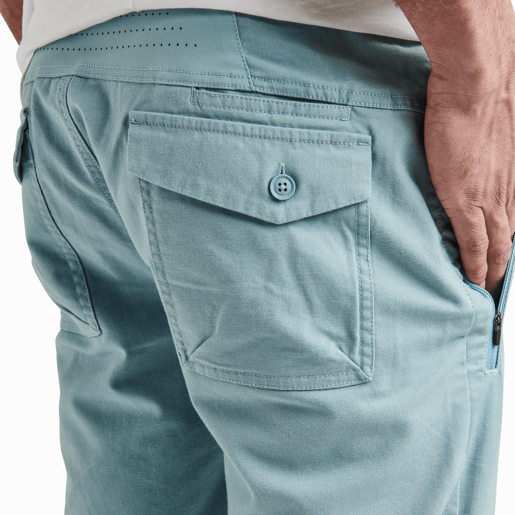 The on body view of Roark's Layover 2.0 Pants - Stone Blue Big Image - 6