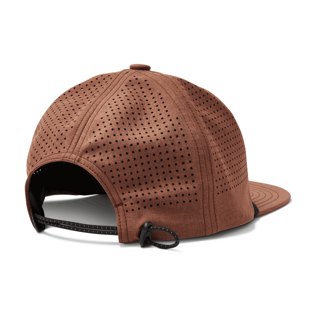 The back of Roark's Explorer Hybrid Strapback Hat - Russet Big Image - 2
