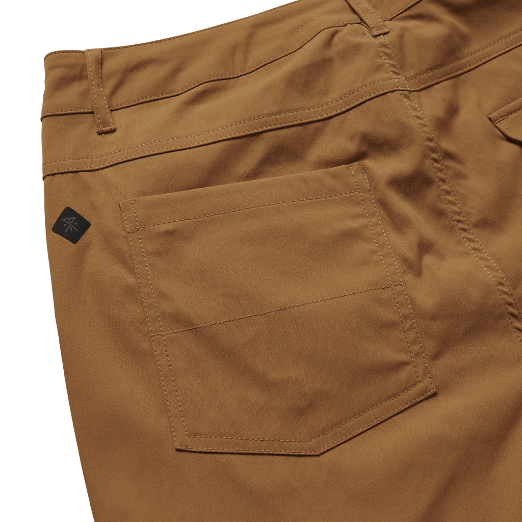 The back pockets of Roark's Explorer Adventure Pants - Dark Khaki Big Image - 9