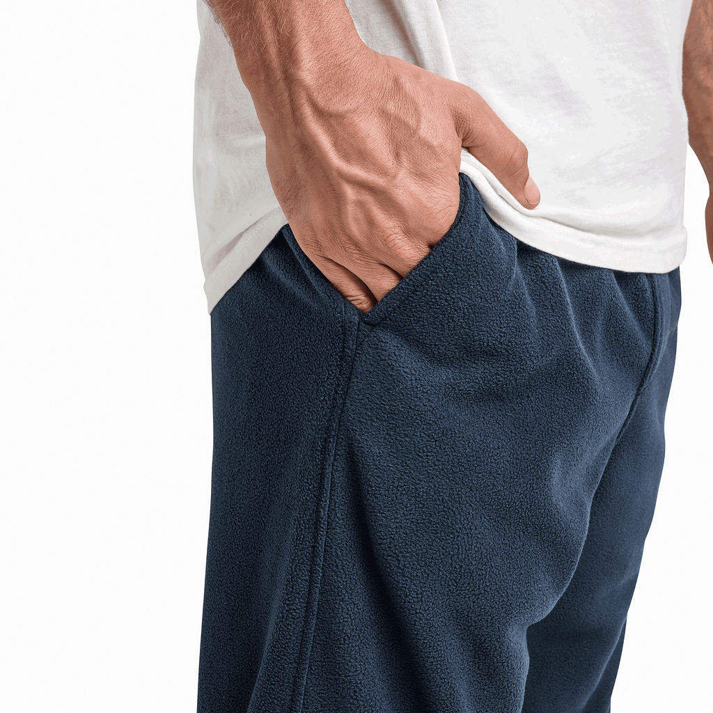 Roark Men's Outdoor Clothing and Gear | Campover Fleece Pants in Dark Navy. Big Image - 5