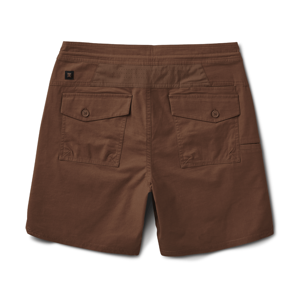 The back of Roark's Layover Shorts 19" - Brown Big Image - 6